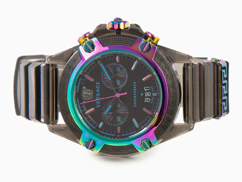Unisex Versace Chronograph Active Black Watch - VEZ701022